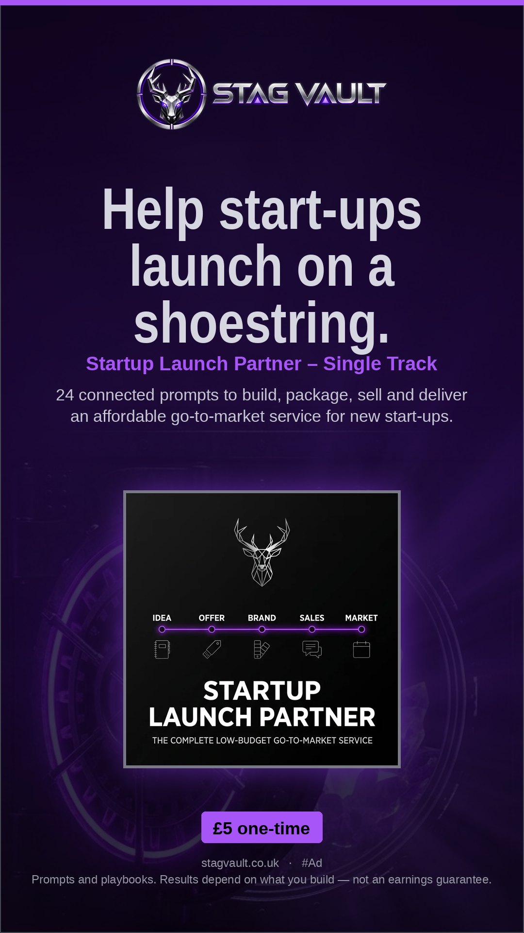 Startup Launch Partner – Single Track — Story 1080×1920