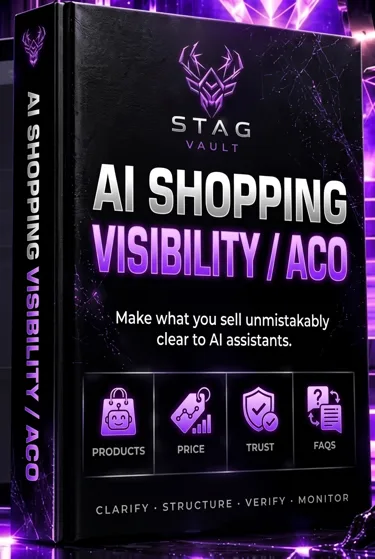 AI Shopping Visibility / ACO box art