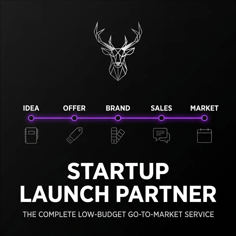 Startup Launch Partner — Low-Budget Go-to-Market Service box art